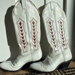 Vintage Boulet Women's Leather Cowgirl Boots